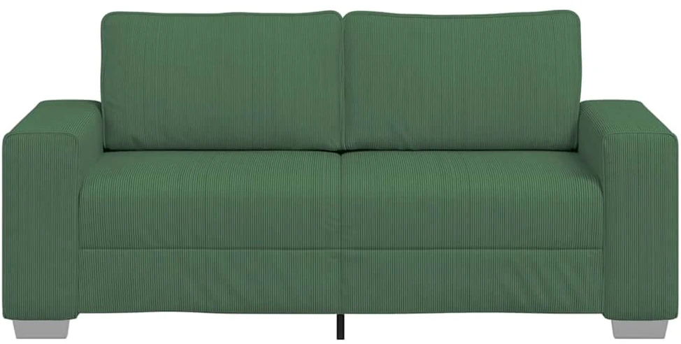 Dvivietė sofa, tamsiai žalia, 180x77x82 cm, velvetas, audinys