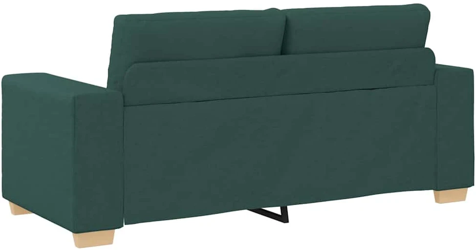 Dvivietė sofa, tamsiai žalia, 180x77x82 cm, audinys