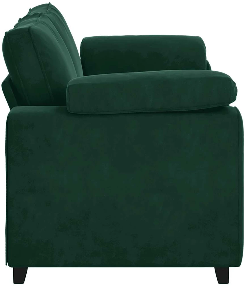 Dvivietė sofa, tamsiai žalia, 180x77x82 cm, aksomas