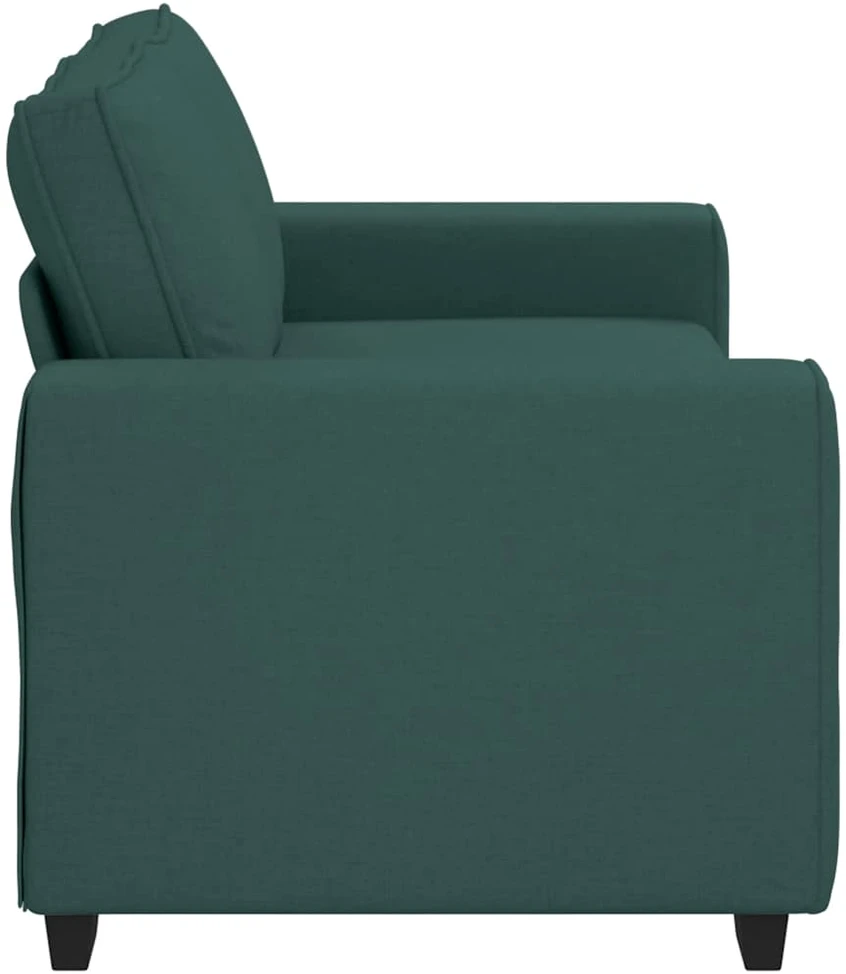 Dvivietė sofa, tamsiai žalia, 180x77x82 cm, audinys