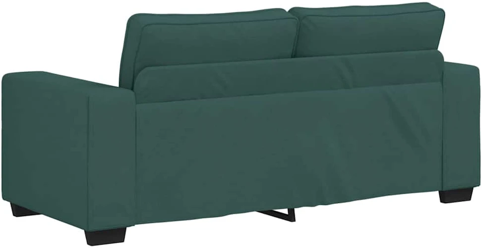 Dvivietė sofa, tamsiai žalia, 180x77x82 cm, audinys