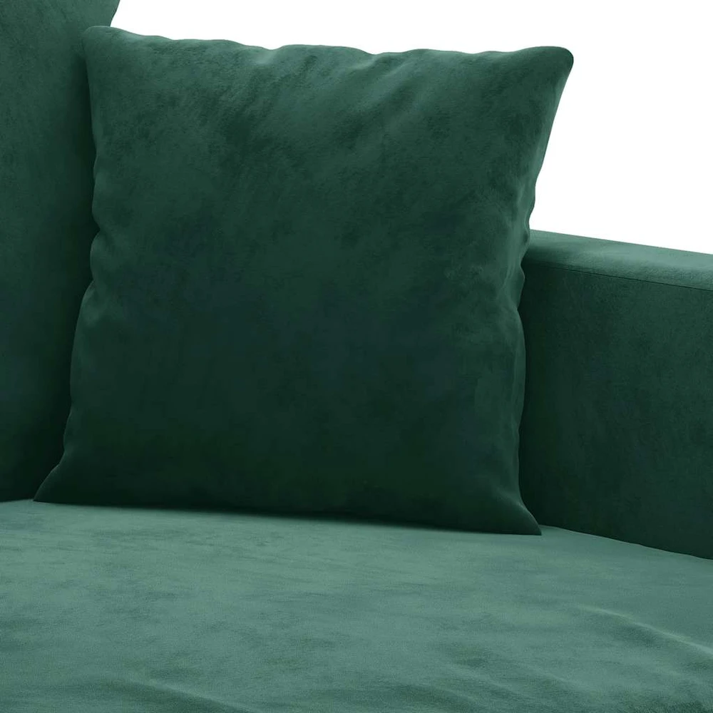Dvivietė sofa, tamsiai žalios spalvos, 120cm, aksomas