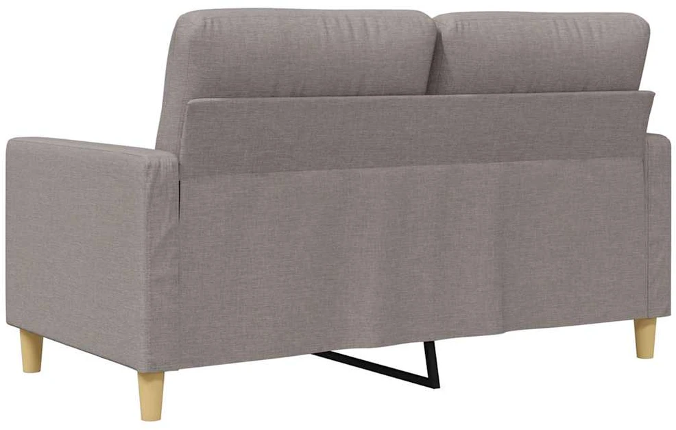Dvivietė sofa, taupe spalvos, 120cm, audinys