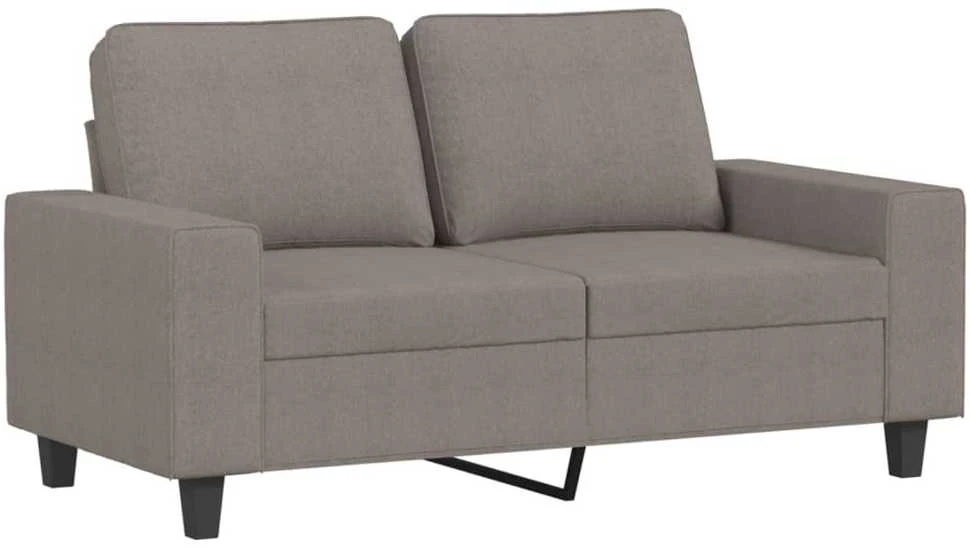 Dvivietė sofa, taupe spalvos, 120cm, audinys