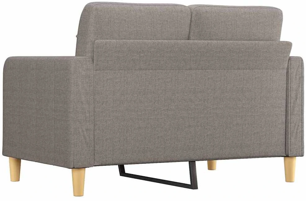 Dvivietė sofa, taupe spalvos, 120cm, audinys