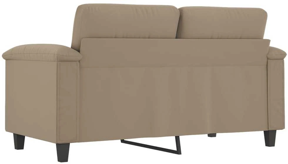 Dvivietė sofa, taupe spalvos, 120cm, mikropluošto audinys