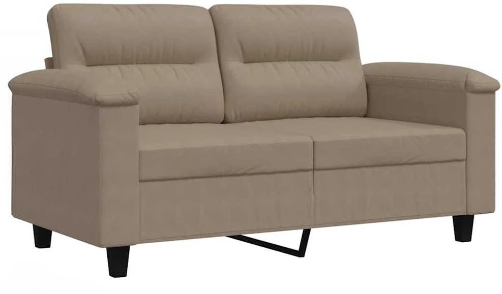 Dvivietė sofa, taupe spalvos, 120cm, mikropluošto audinys