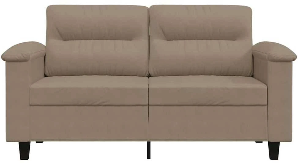 Dvivietė sofa, taupe spalvos, 120cm, mikropluošto audinys