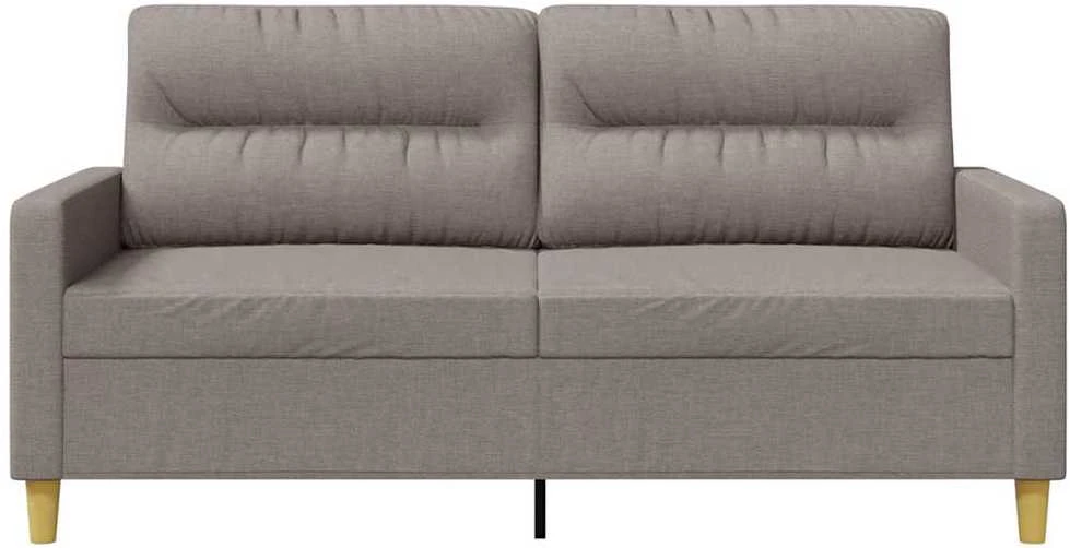 Dvivietė sofa, taupe spalvos, 140cm, audinys