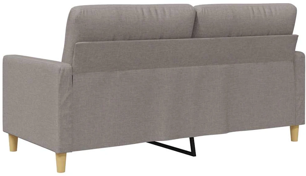Dvivietė sofa, taupe spalvos, 140cm, audinys
