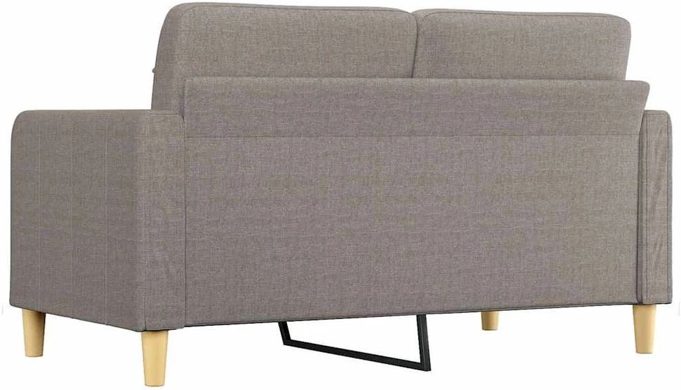 Dvivietė sofa, taupe spalvos, 140cm, audinys