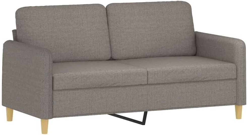Dvivietė sofa, taupe spalvos, 140cm, audinys