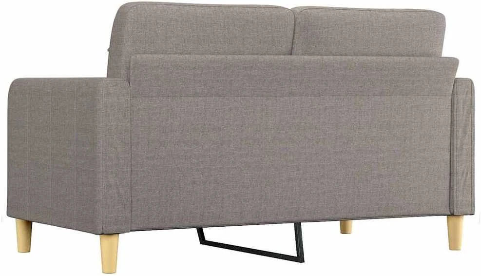 Dvivietė sofa, taupe spalvos, 140cm, audinys
