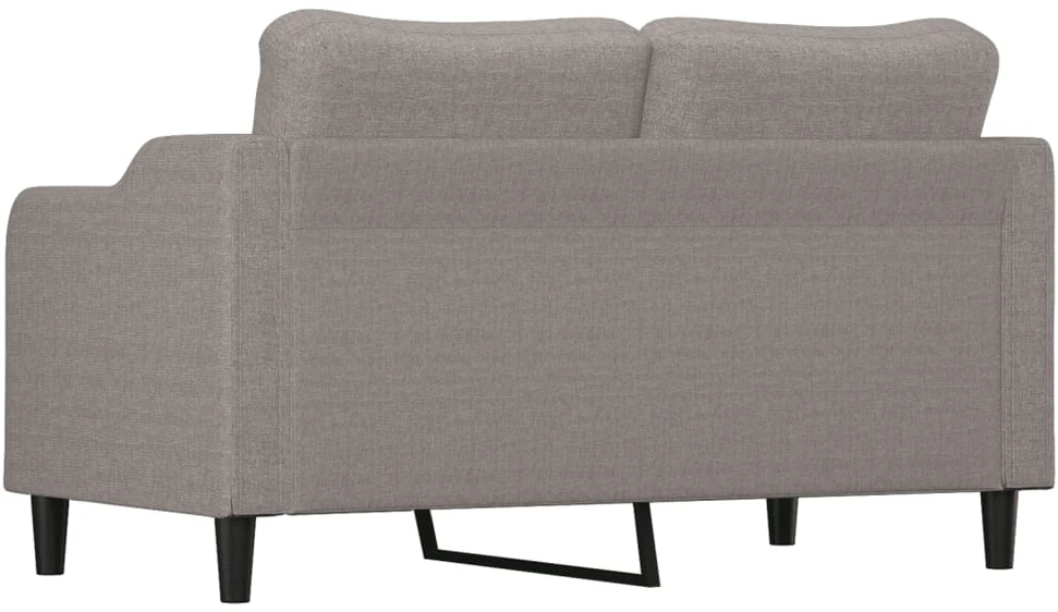 Dvivietė sofa, taupe spalvos, 140cm, audinys