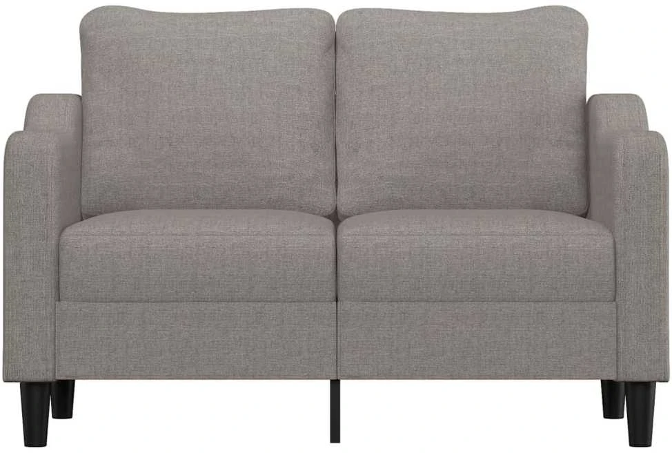 Dvivietė sofa, taupe spalvos, 140cm, audinys
