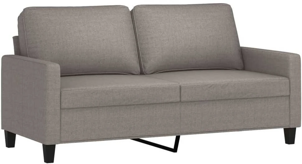 Dvivietė sofa, taupe spalvos, 140cm, audinys