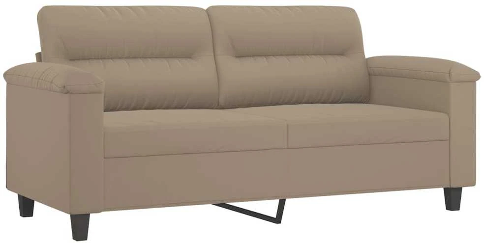 Dvivietė sofa, taupe spalvos, 140cm, mikropluošto audinys