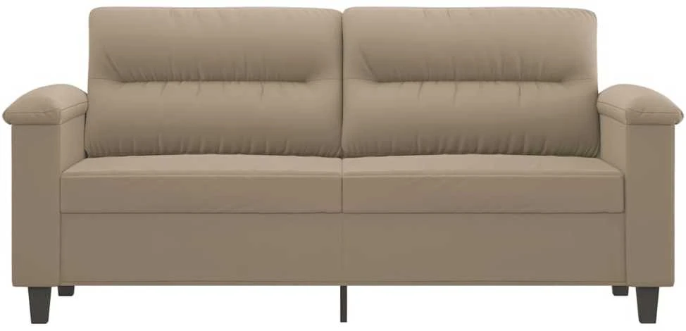 Dvivietė sofa, taupe spalvos, 140cm, mikropluošto audinys