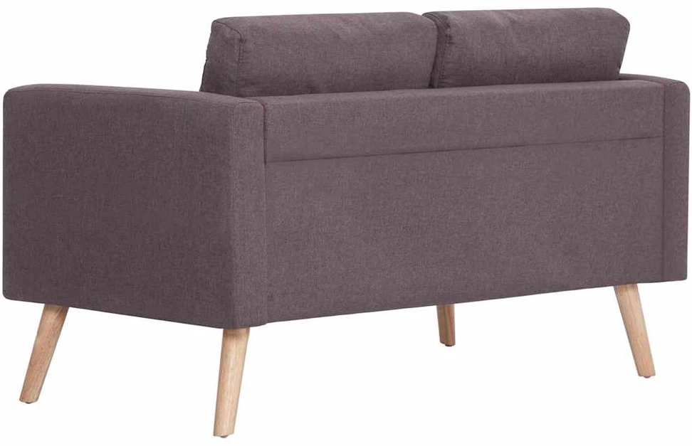 Dvivietė sofa, taupe spalvos, audinys