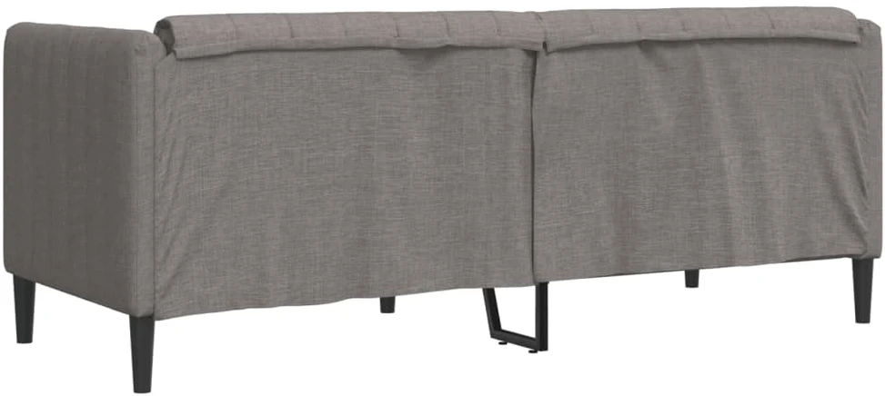 Dvivietė sofa, taupe spalvos, audinys