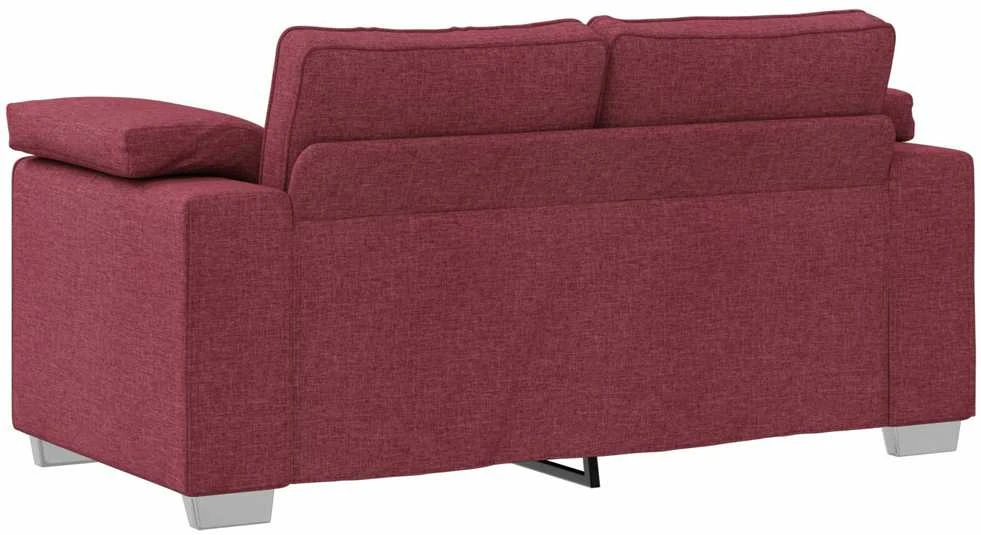 Dvivietė sofa Vyno raudona 160 cm audinys