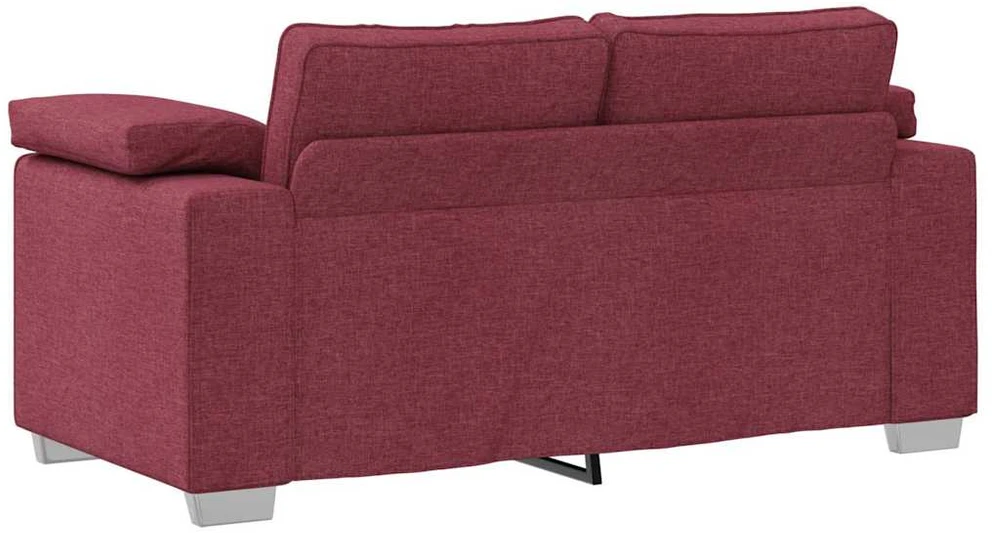 Dvivietė sofa Vyno raudona 160 cm audinys