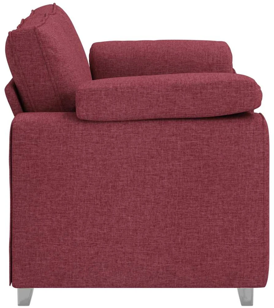Dvivietė sofa Vyno raudona 160 cm audinys