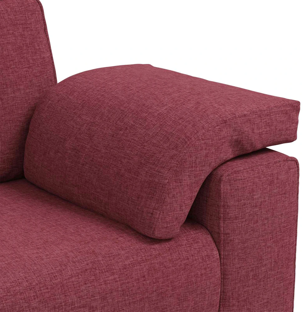 Dvivietė sofa Vyno raudona 180 cm audinys