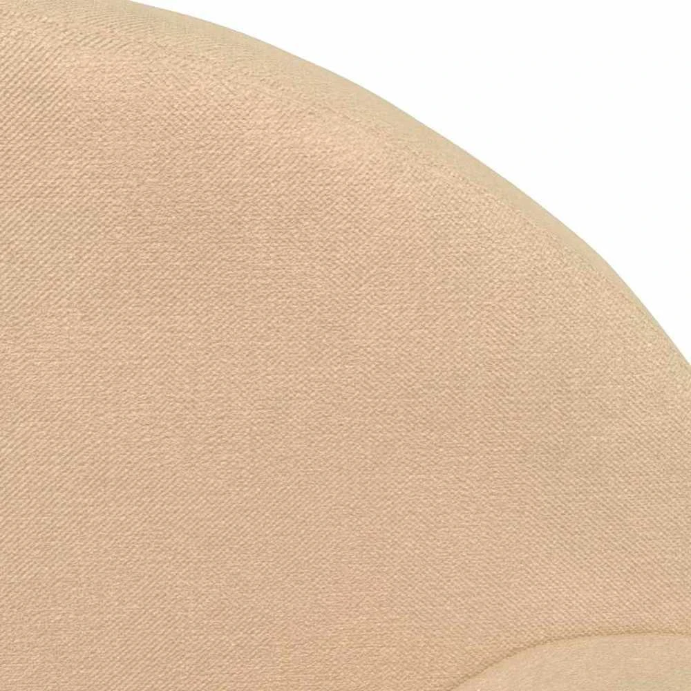 Dvivietė vaikiška sofa, kreminės spalvos, minkštas pliušas