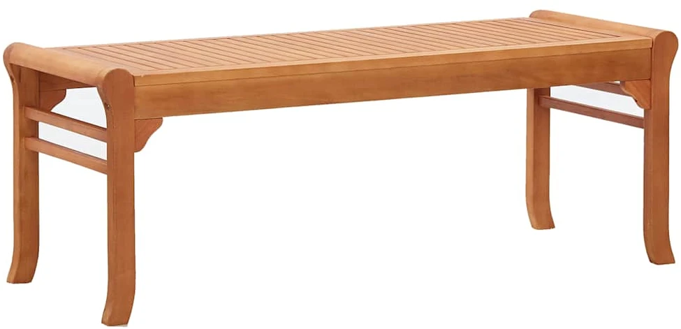 Dvivietis sodo suoliukas, 120cm, eukalipto medienos masyvas