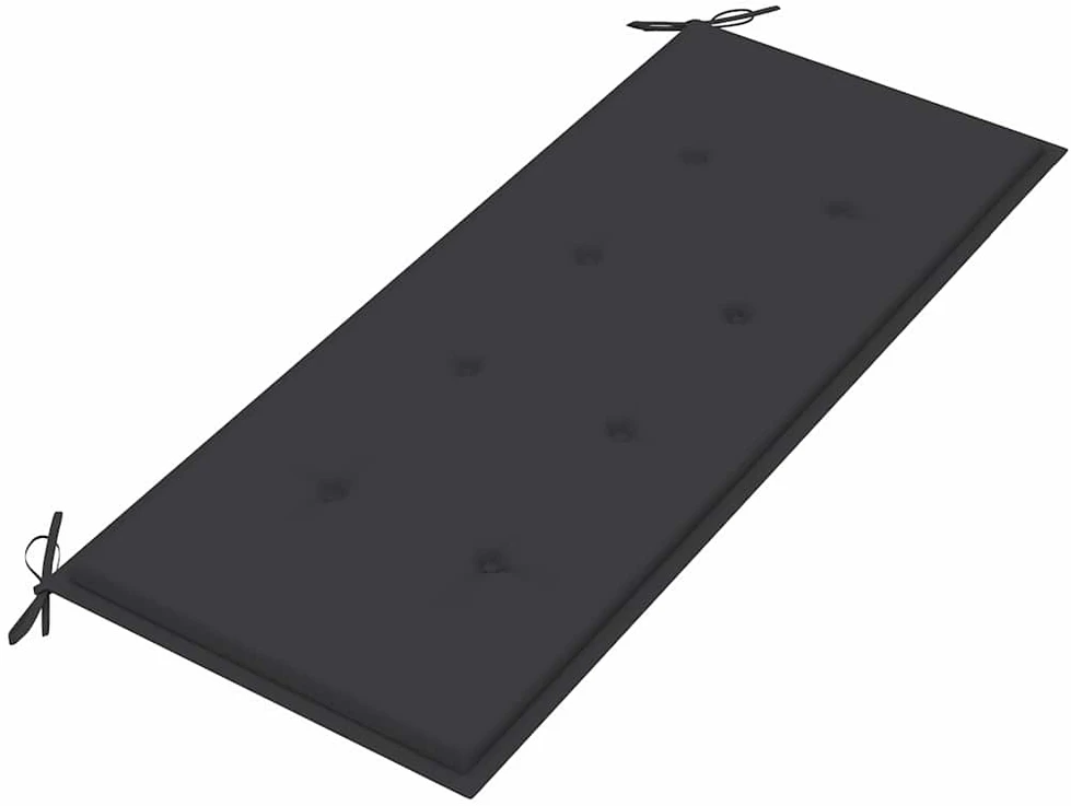 Dvivietis sodo suoliukas su pagalvėle, 120cm, eukalipto masyvas