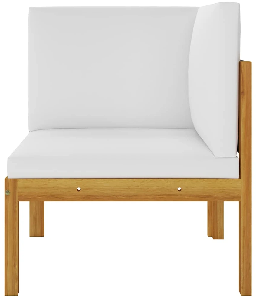 Lauko baldų komplektas Dvivietis sodo souliukas su pagalvėlėmis, akacijos masyvas