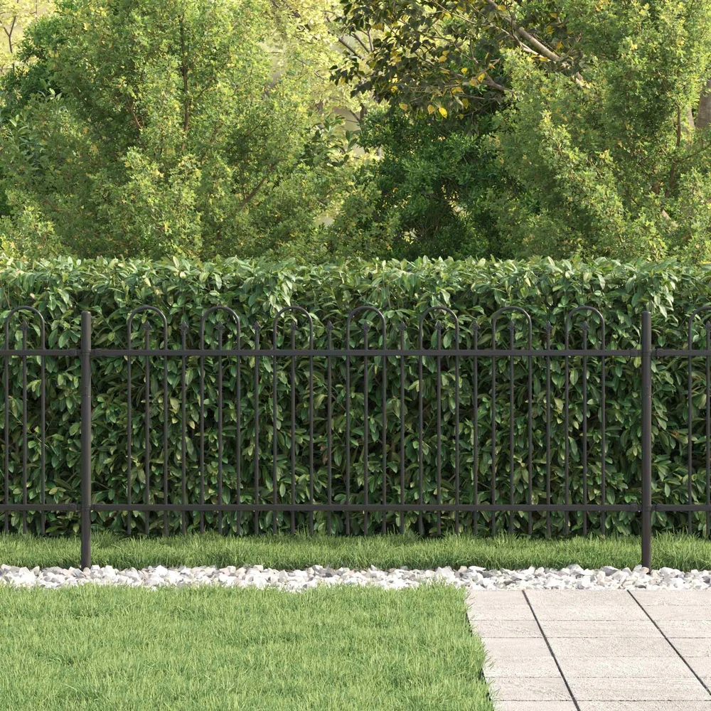 Dygliuota arkinė tvora DRONTEN 200 x 130 cm Juoda
