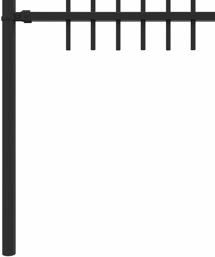 Dygliuota arkinė tvora DRONTEN 200 x 150 cm Juoda