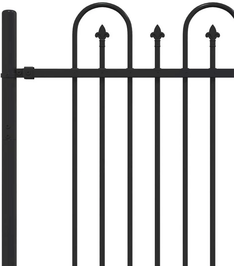 Dygliuota arkinė tvora DRONTEN 200 x 130 cm Juoda