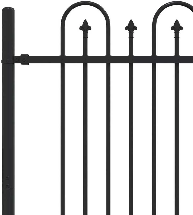 Dygliuota arkinė tvora DRONTEN 200 x 150 cm Juoda