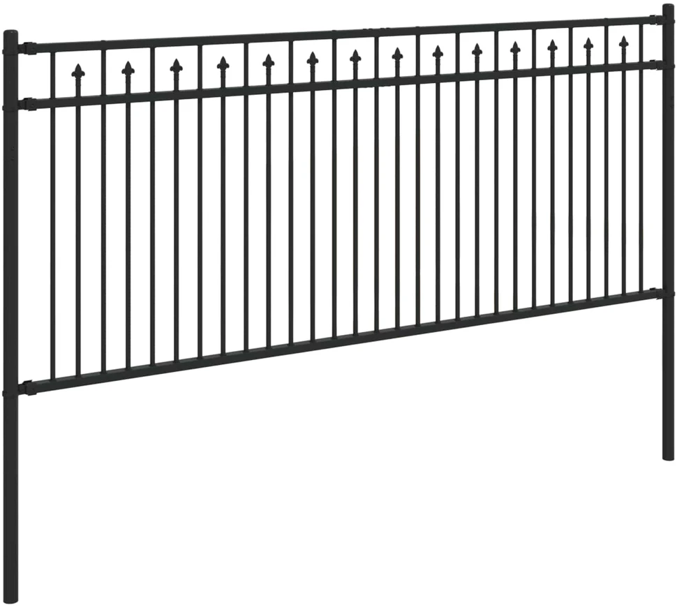 Dygliuota tvora BAARLO 200 x 130 cm Juoda