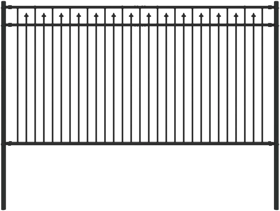 Dygliuota tvora BAARLO 200 x 150 cm Juoda