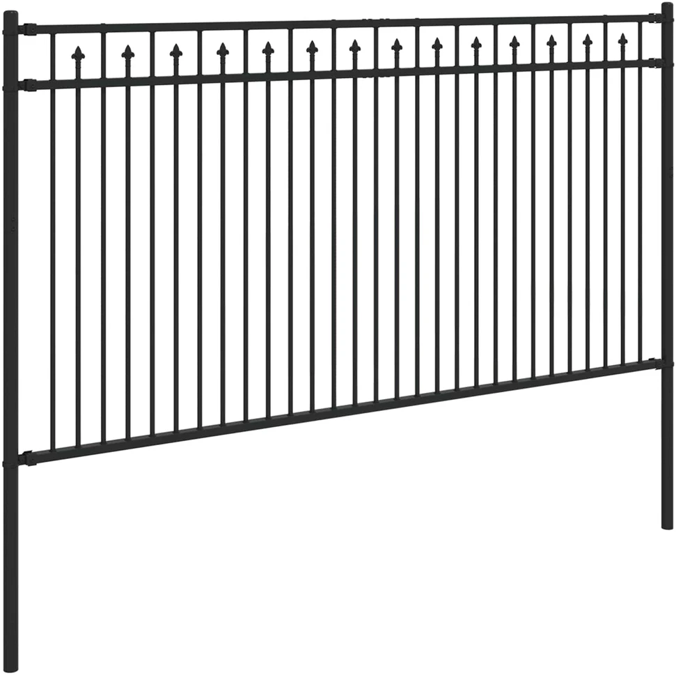 Dygliuota tvora BAARLO 200 x 150 cm Juoda