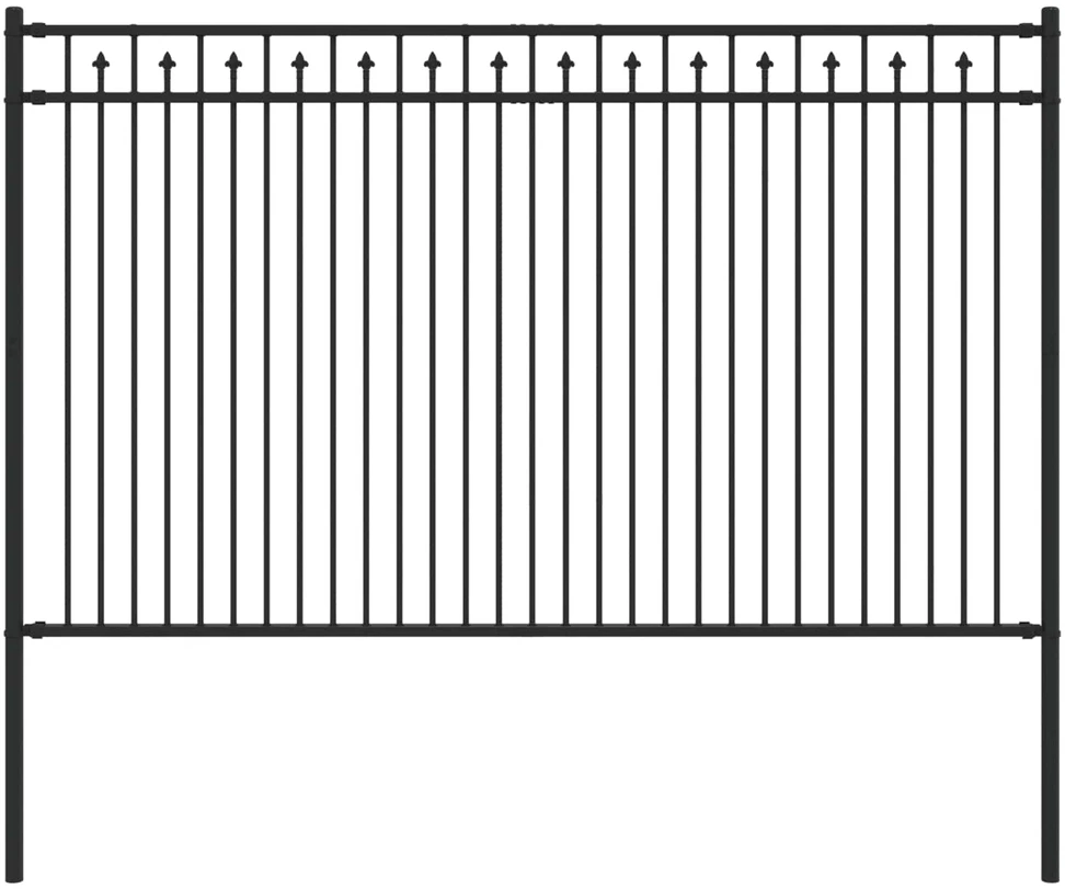 Dygliuota tvora BAARLO 200 x 166 cm Juoda