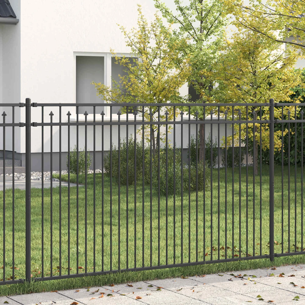 Dygliuota tvora BAARLO 200 x 166 cm Juoda