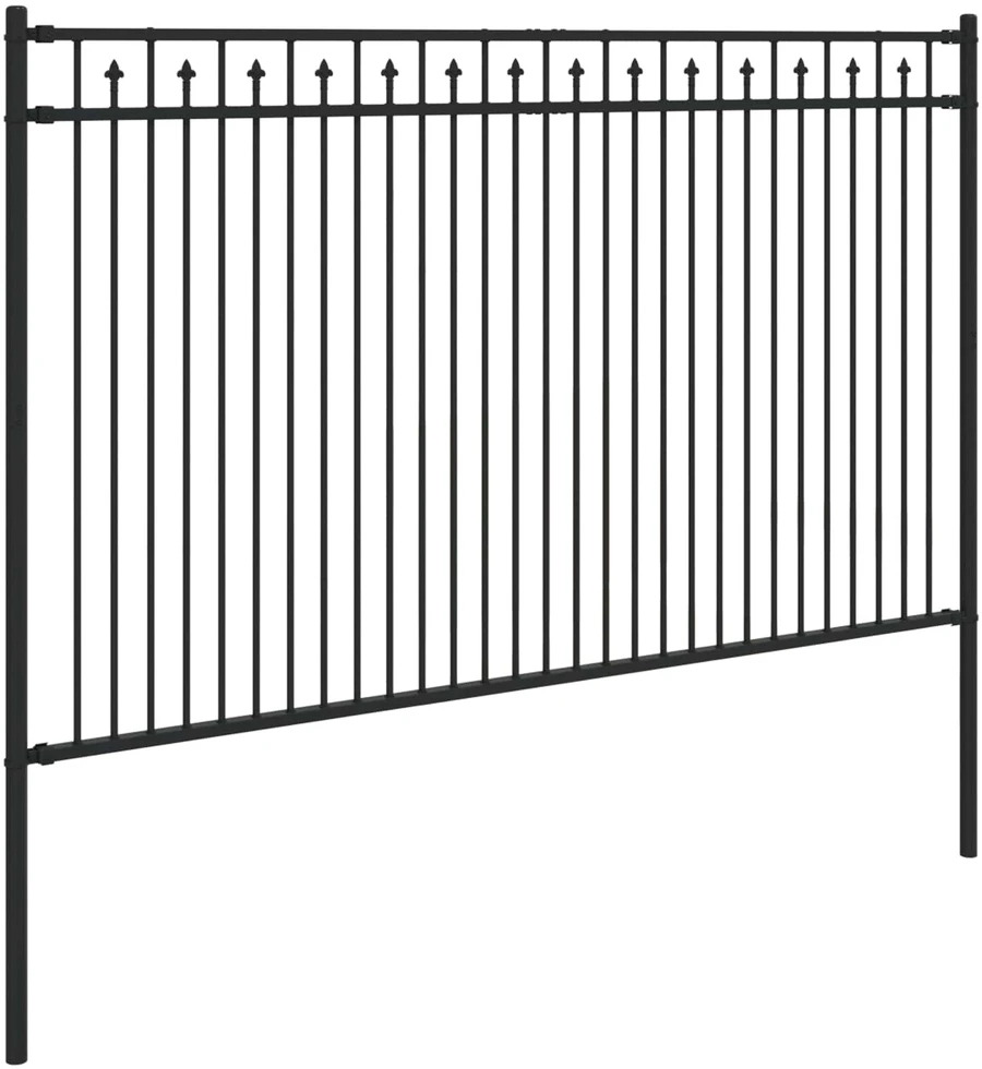 Dygliuota tvora BAARLO 200 x 166 cm Juoda