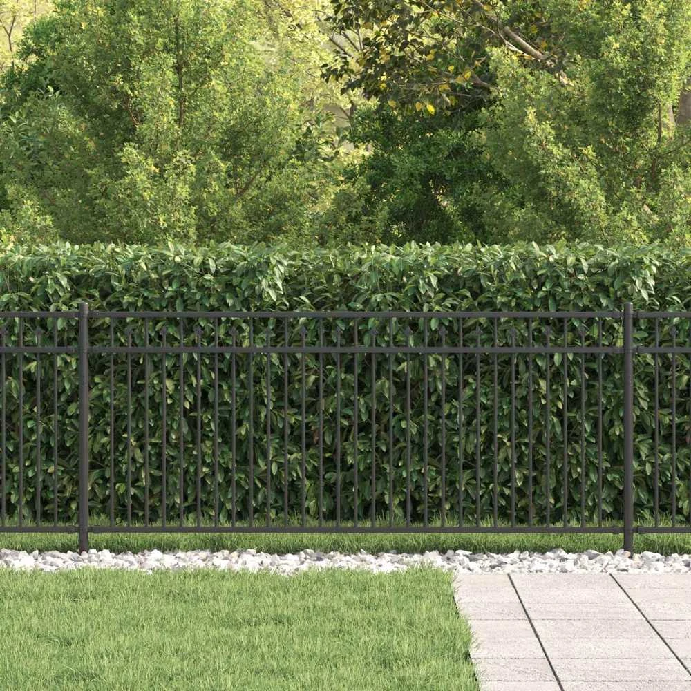 Dygliuota tvora BAARLO 200 x 130 cm Juoda