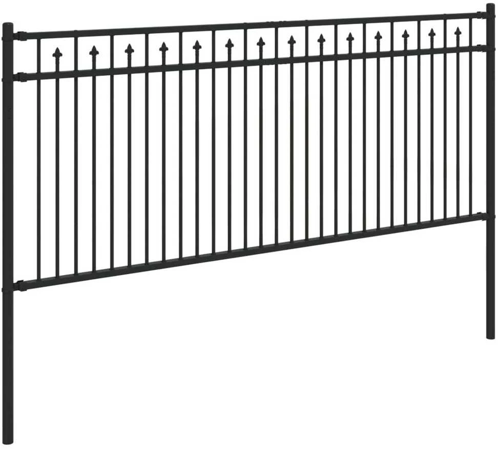 Dygliuota tvora BAARLO 200 x 130 cm Juoda