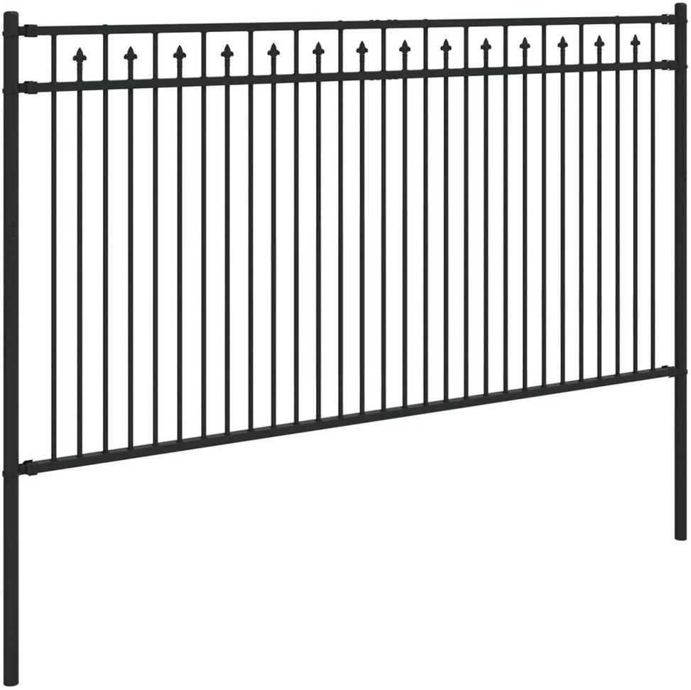 Dygliuota tvora BAARLO 200 x 150 cm Juoda