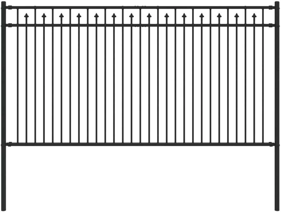 Dygliuota tvora BAARLO 200 x 150 cm Juoda