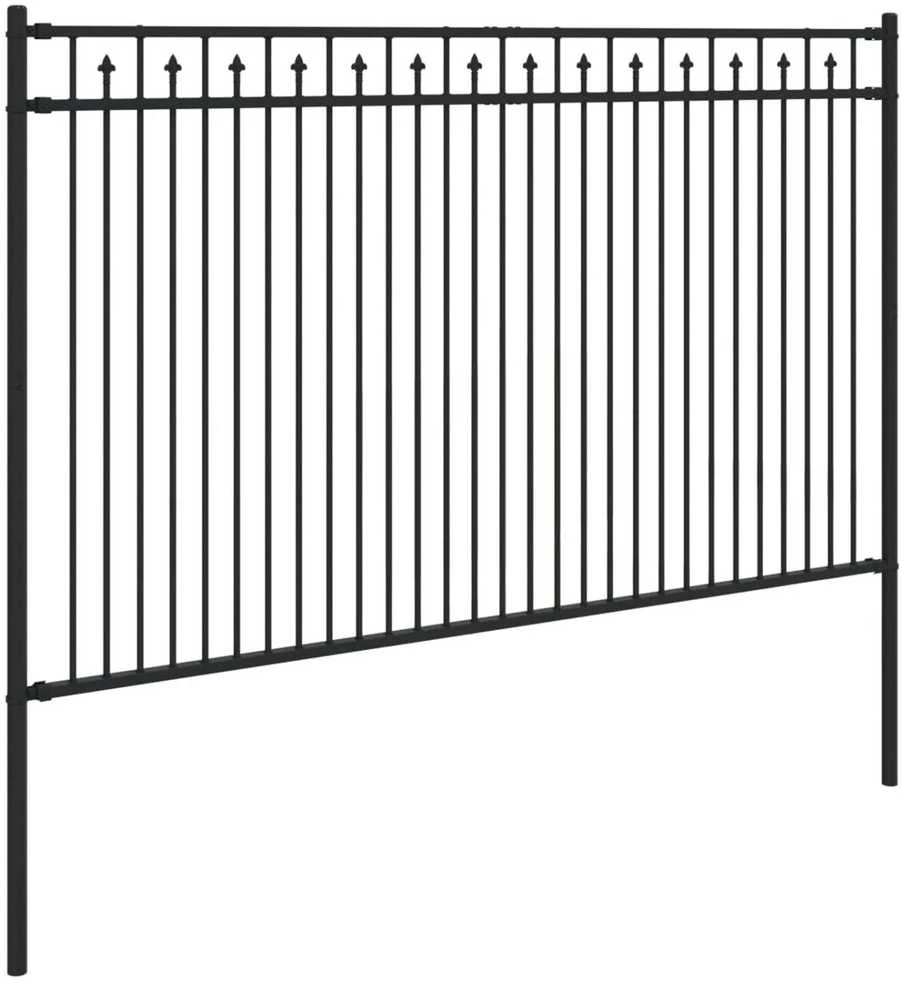 Dygliuota tvora BAARLO 200 x 166 cm Juoda