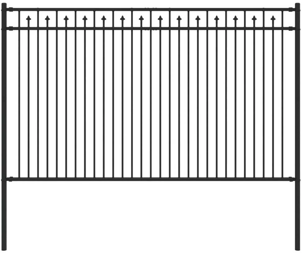 Dygliuota tvora BAARLO 200 x 166 cm Juoda