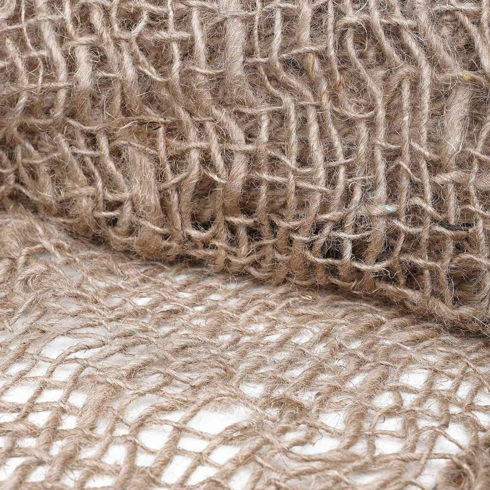 Džiuto atbrailos kilimas Natūrali 1,2 x 40 m