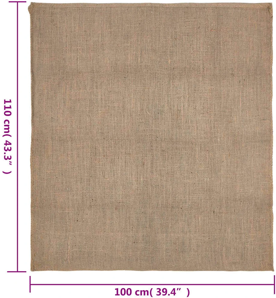Džiuto maišai, 30vnt., 100x110cm, 100% džiutas, 220 g/m²